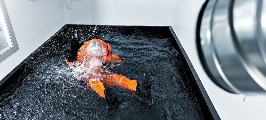 Sintef har et kuldelaboratorium der temperaturen kan styres fra -30 til +50 grader. Foto:  Thor Nielsen