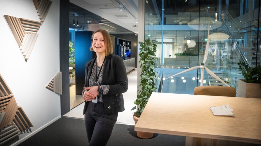 INTERNASJONAL ARBEIDSERFARING: Som trainee får Bang Jensen mulighet til å jobbe både i og utenfor Europa. I det nye året skal hun først jobbe seks måneder med vindkraft i Brasil, og deretter et halvår i Peru med hovedsakelig vannkraft.  Foto:  Eirik Helland Urke