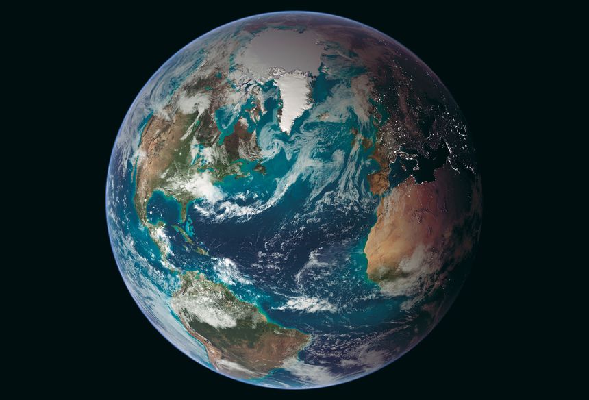 De nye satellittene skal kunne registrere alle mulige tredimensjonale endringer i isbreer, bølger, ustabile fjell og spenninger i bakken. Foto:  Nasa