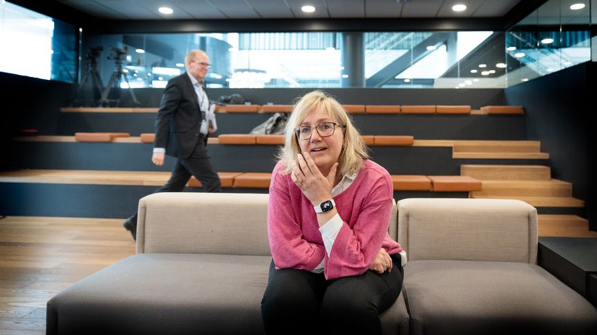 Stine Undrum i Bane Nor sier hun nå ønsker tid til å slappe av og finne ut av hva hun skal gjøre videre. Foto: Eirik Helland Urke