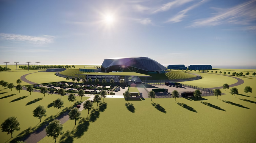 Rolls-Royce ser for seg at deres kjernekraftverk vil se slik ut. Illustrasjon: Rolls-Royce