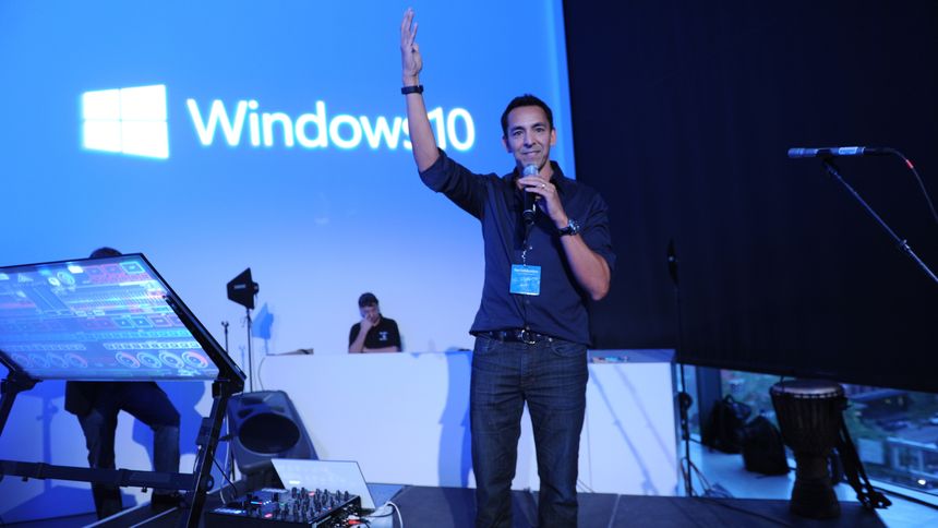 Yusuf Mehdi melder om økt bruk av Bing, men søkemotoren har fortsatt svært liten markedsandel. Arkivfoto: Microsoft