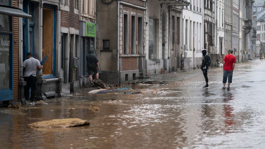 I 2021 var det flom i Belgia, Nederland og Tyskland. Her fra den belgiske byen Verviers Foto:  EU-kommisjonens pressetjeneste