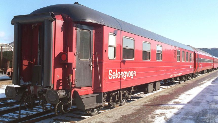 Nattog oppsatt på Bodø stasjon tidlig på 90-tallet. Nå får nattog med sovevogner en oppsving i Europa. Foto:  Vidar Knai / NTB