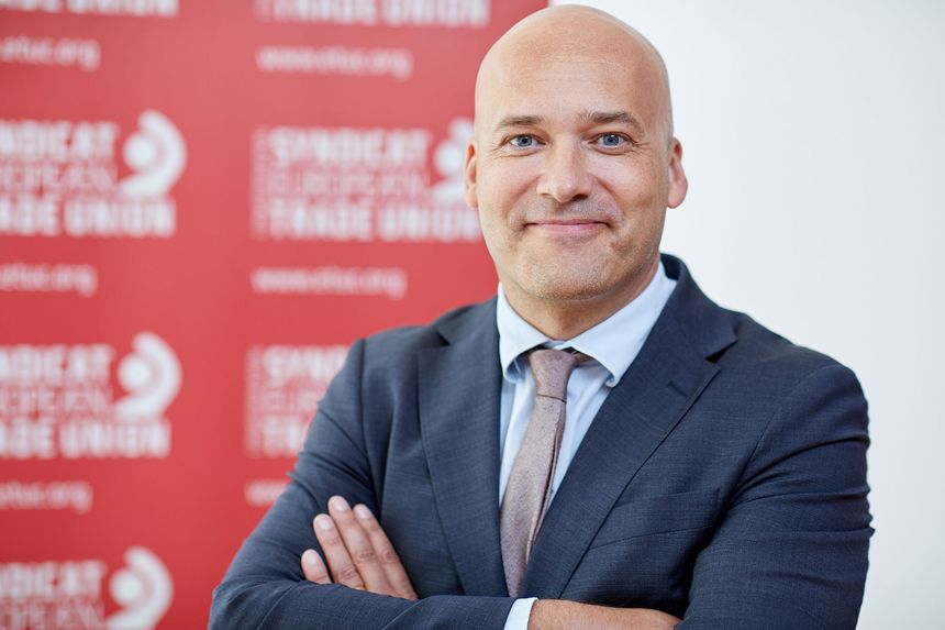 Claes-Michael Stahl er visegeneralsekretær i Den Europeiske Faglige Samorganisasjonen (ETUC). Foto:  ETUC