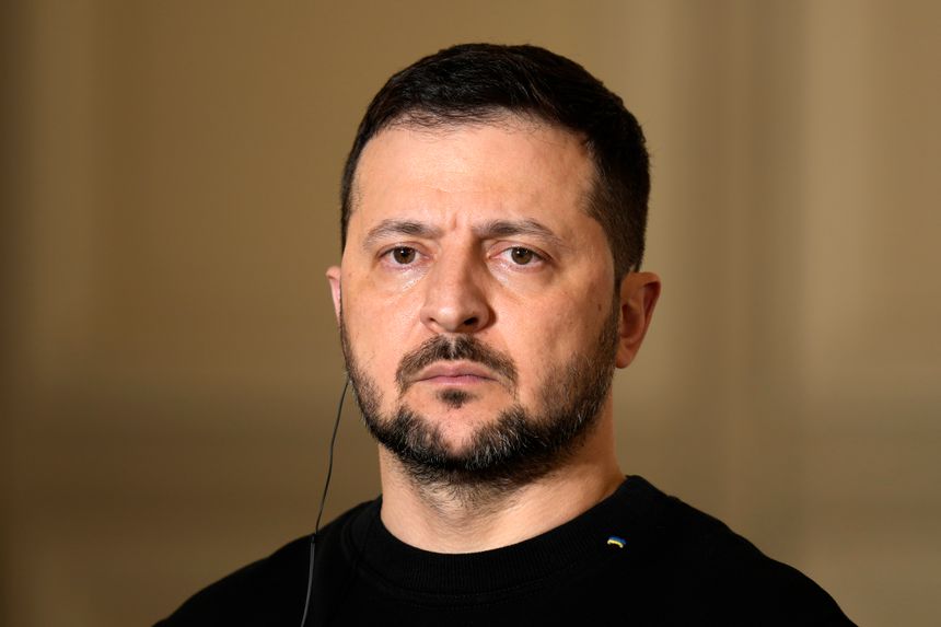 Ukrainas president Volodymyr Zelenskyj. Foto:  Thibault Camus