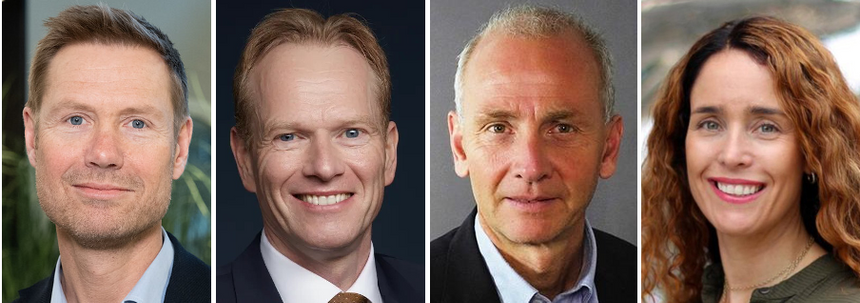 Det vil være lønnsomt og miljøvennlig å forebygge i stedet for å reparere, påpeker Lars Andresen (t.v.), Geir Holmgren, André Teigland og Christine Wergeland. Foto: Privat