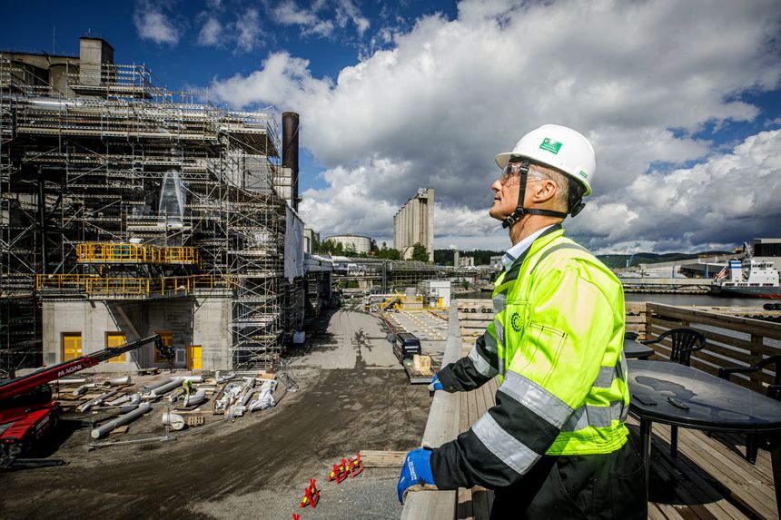 Operasjonsdirektør Erik Langholm påpeker at CO<sub>2</sub>-fangst er nødvendig om verden skal nå klimamålene. Foto: Thomas Bjørnflaten