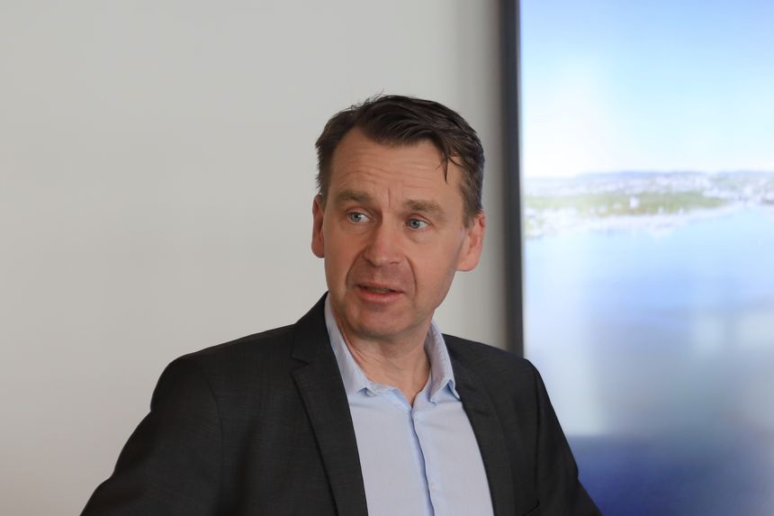 <span>De nye støtteordningene skal bidra til flere karbonfangstprosjekter og enklere CO2-lagring, ifølge Enova-direktør Rune Holmen.</span><span> Foto: Tore Stensvold</span>