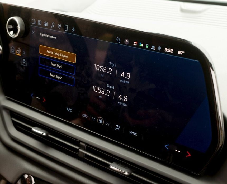 Triptelleren stoppet først på 1059,2 miles, som tilsvarer 1746 kilometer. Foto:  Chebrolet