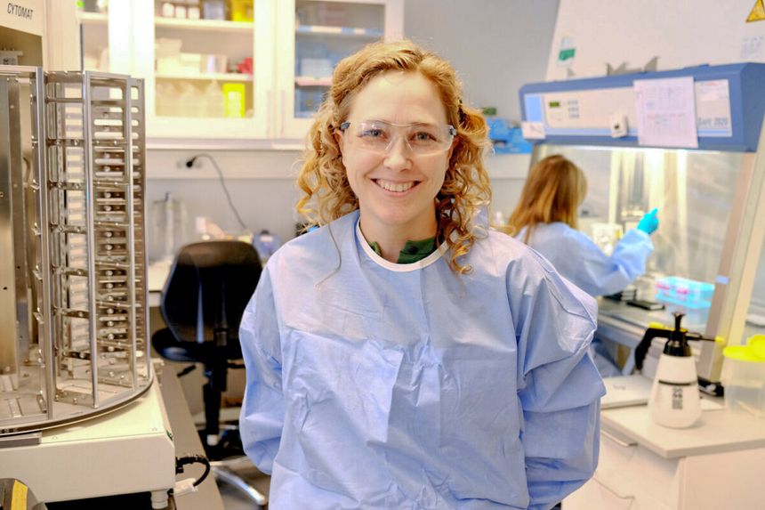 Hanne Haslene-Hox forsker for å lage bedre celleterapier. Foto: Silje Grytli Tveten/Sintef