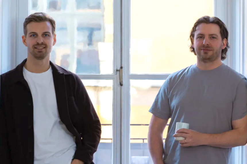 Daglig leder Max Hasselblatt og operativ leder Ringo Nurmi i Vendy satser på 100 panteautomater i Sverige i løpet av kort tid. Foto:  Vendy