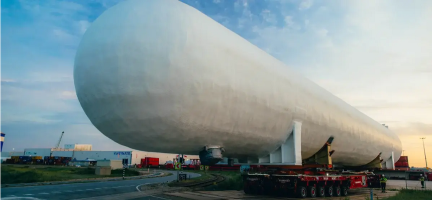 I disse tankene skal CO2 fra Yaras ammoniakk-fabrikk i Sluiskil i Nederland lagres. Foto:  North Sea Port