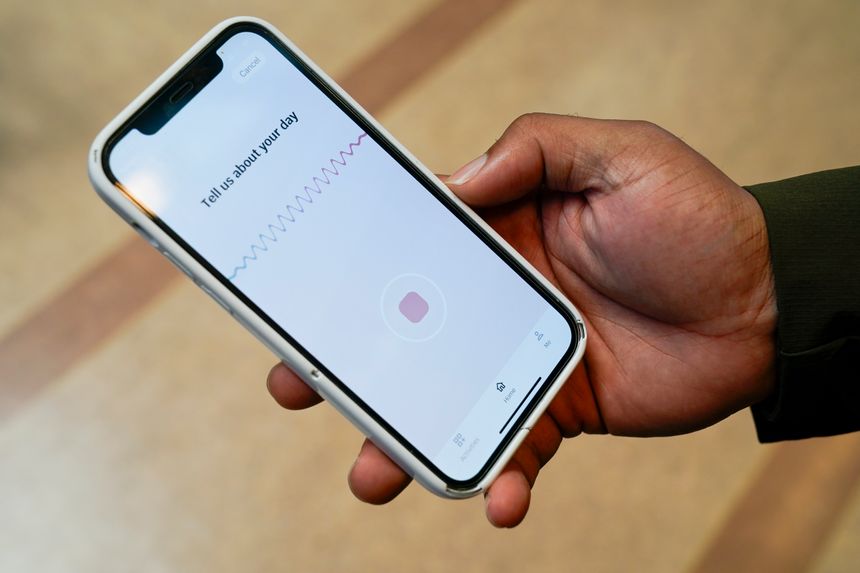 Det fins mange KI-apper som tilbyr helseråd, som Joy, som foreslår gjøremål og mindfulness basert på hvordan brukeren rapporterer inn at hen føler seg. Foto:  Godofredo A. Vásquez/ AP/ NTB