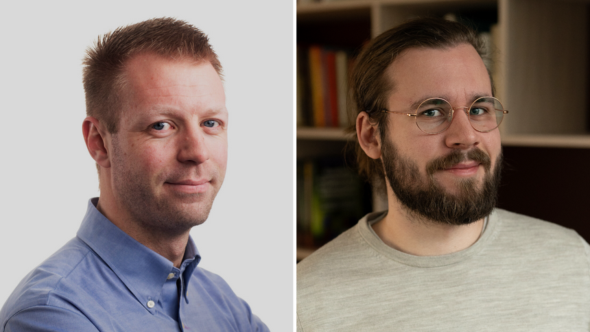 Vi håper prisen bidrar til økt oppmerksomhet rundt både mulighetene og utfordringene som følger med kvanteteknologiens fremvekst, skriver Tjerand Silde (t.v.) og Hans Heum. Foto: Kai T. Dragland/NTNU og privat