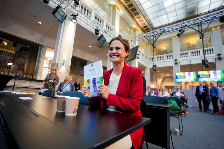 Kunnskapsminister Kari Nessa Nordtun (Ap), her i september 2024 da hun la fram en stortingsmelding om en mer praktisk grunnskole. Foto:  Lise Åserud/NTB