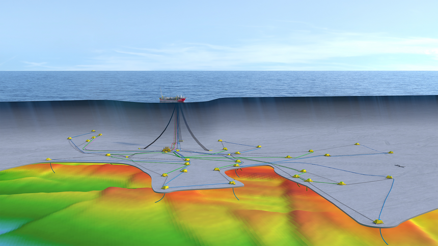 Equinors Wisting-felt i Barentshavet. <span>Illustrasjon: Equinor</span>