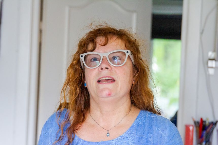 Synsnerven til Siri Rudlende sluttet å vokse før hun ble født. Foto:  Lea Trong-Johansen