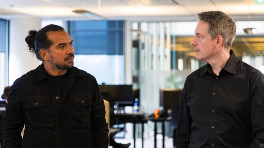 Octavio Chira og Lars Erik Braatveit i Conscia. Foto: TUM Studio