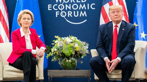 Illustrasjon av EU foretrekker avtale med USA – Trump krever mer