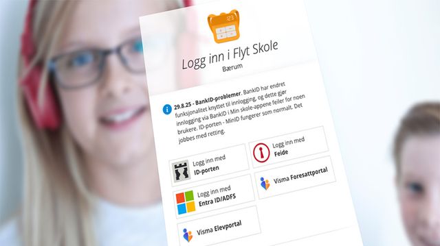 Foreldre sliter med Visma-innlogging: Trøbbel med BankID