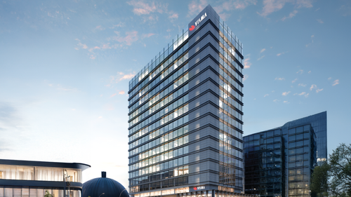 Illustrasjon av IT-gigant flytter til historisk tomt