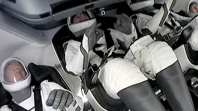 Norges første astronaut skutt opp i verdensrommet