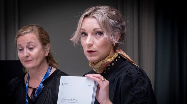 Tung presenterte mild regulering av datasenternæringa