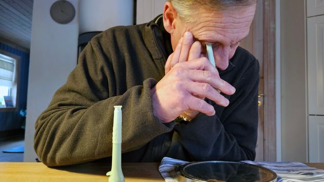 Rune slet med kontaktlinsene: Utviklet eget linseverktøy