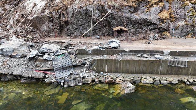 Nedbør stopper E134-rydding