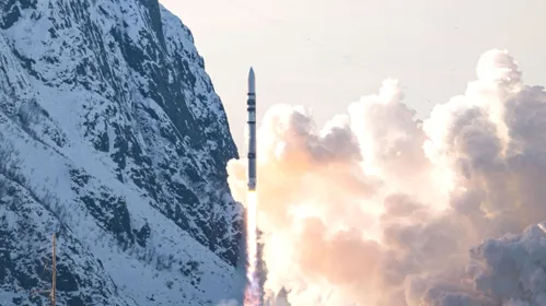 Illustrasjon av Fisker ødela for Andøya Space – det er ikke første gang