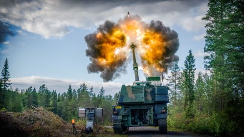 Illustrasjon av Kjøper artillerivogner for 6,1 mrd. kroner 