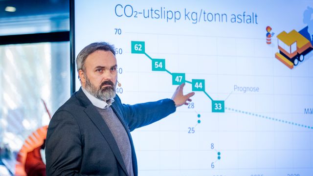 Klimautslippet fra asfalt skal reduseres med 70 prosent: – Målet kan være enda mer hårete 