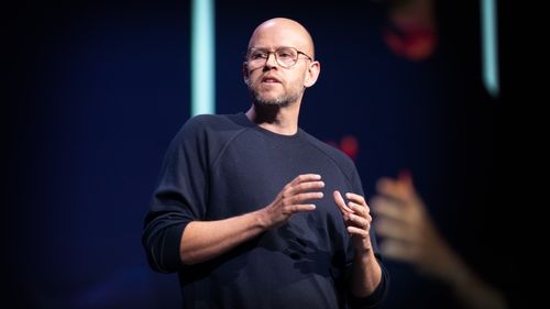 Illustrasjon av Spotify-gründeren mulig ny sjef for KI-forsvarsselskap