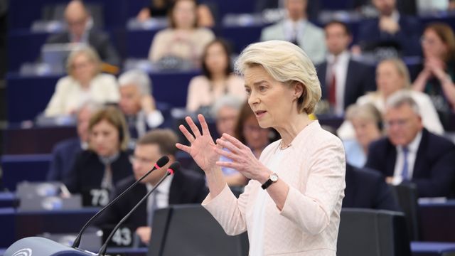 EU vil lovfeste 90 prosents utslippskutt i 2040, lover Ursula von der Leyen