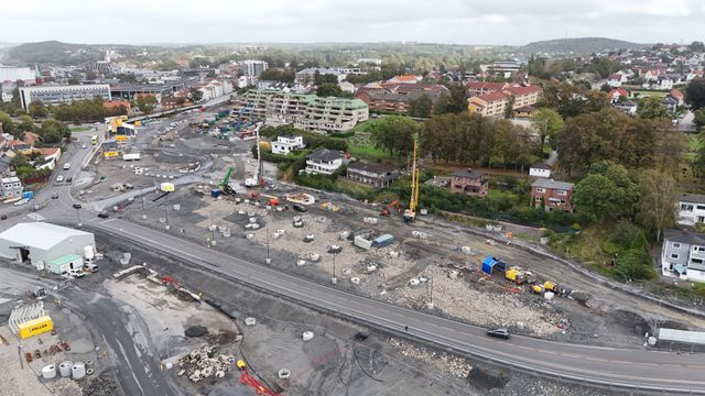 Jernbaneutbyggingen i Moss: Målte over tre ganger grenseverdien for støv