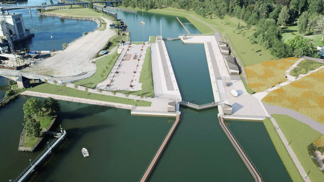 Lilla Edet får Sveriges første trekantsluse: – Betongen er svekket