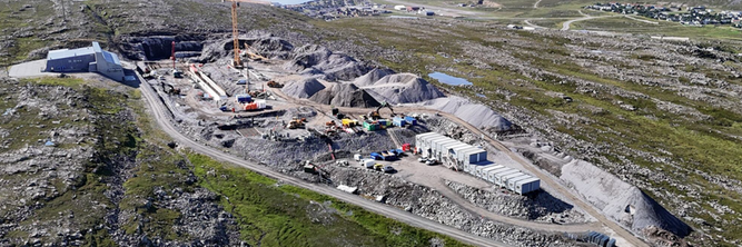 Illustrasjon av Det er Melkøya, ikke Finnmark, som går i svart hvis det blir krise