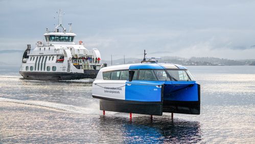 Illustrasjon av Nå går Candela «all in» med de flyvende fergene