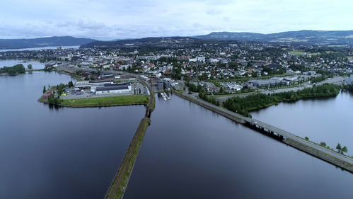 Illustrasjon av Radioaktive masser forsinker dobbeltsporet til Hamar