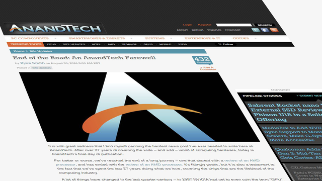 Kroken på døra for Anandtech