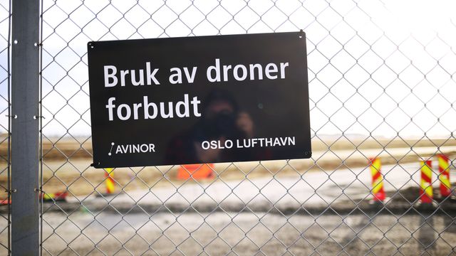 Stortinget vraker regjeringens dronesystem for norske flyplasser