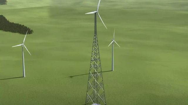 Bygger verdens høyeste vindturbin 