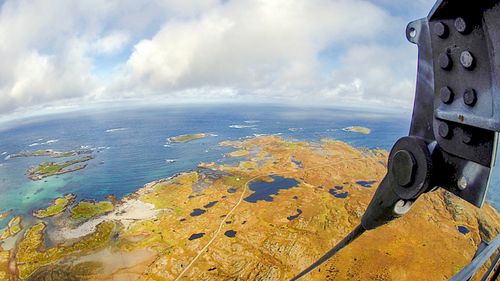Illustrasjon av Sjønasjonen Norge navigerer i blinde