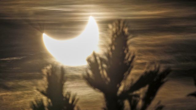 Her kan du se solformørkelsen