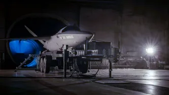 Illustrasjon av Luftwaffe-kampfly kan få avansert dronestøtte innen tre år