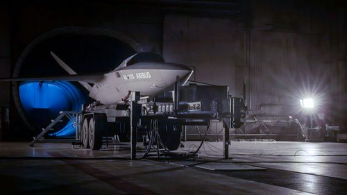 Illustrasjon av Luftwaffe-kampfly kan få avansert dronestøtte innen tre år