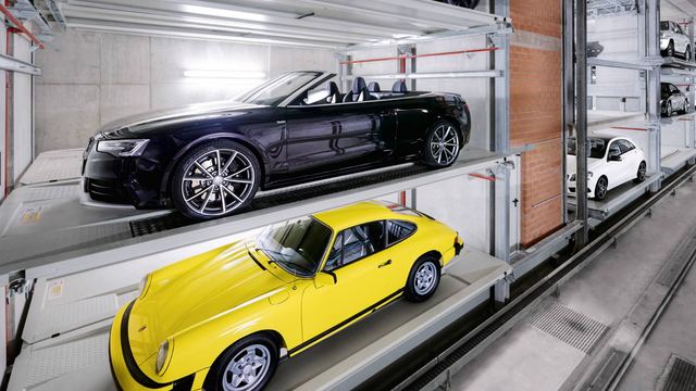 Ny type parkeringsanlegg under den gamle ambassaden