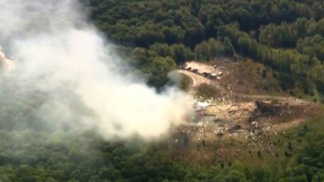 Eksplosjon ved sprengstoffabrikk