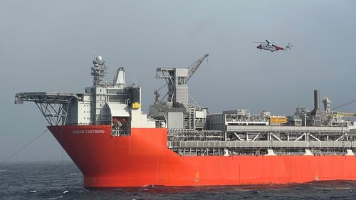 Illustrasjon av Equinor med oljefunn i Barentshavet